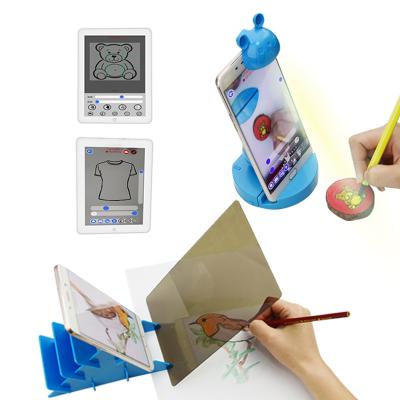 China Projector Painting Sketch Tracing Board Plastic Optical Drawing Artifact Learning Sketchbook Copying Line DIY Drawing Draft For Kids for sale