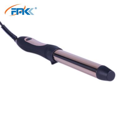 China Hot Selling Marcel Hairdressing PTC Heater Hair Curler Digital LED Tourmaline Ceramic Hair Curling Iron for sale