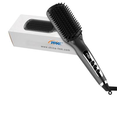 China Wholesale private label waterproof one step super hot digital electric ceramic tourmaline hair styler ions brush for salon beauty for sale