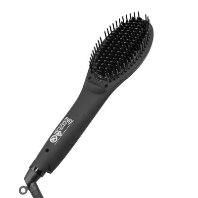 China New Convenient Hair Care Hair Straightening Brush ptc Heater Massage Comb Ionic Hair Brush Electric Hair Brush Ionic Metal Hot for sale