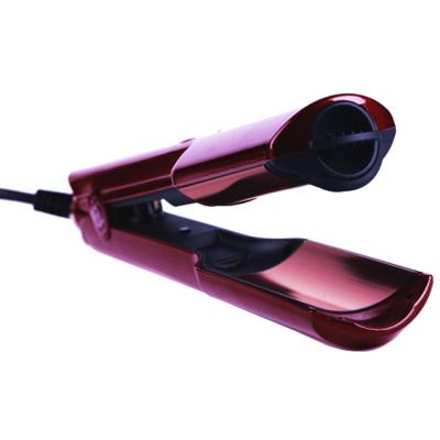 China Premium Outdoor AUTOMATIC Rotating Hair Straightener Hair Curling Iron With LCD Display for sale