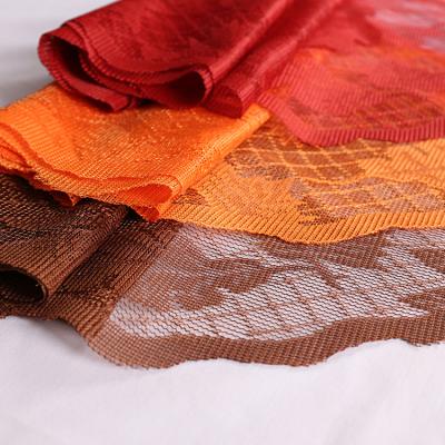 China Modern runner from table of Christmas leaf lace flower tablecloth for the begins of Christmas house decor for sale