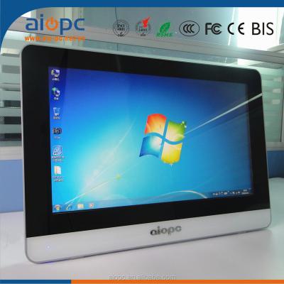 China Cheap Slient 21.5 Inch Desktop PC Touch Screen All In One PC Te koop