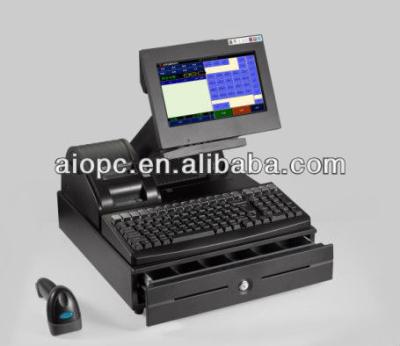 China 15inch all in one supermarket 15 inch/17 inch/19 inch POS machine aio pos machine en venta