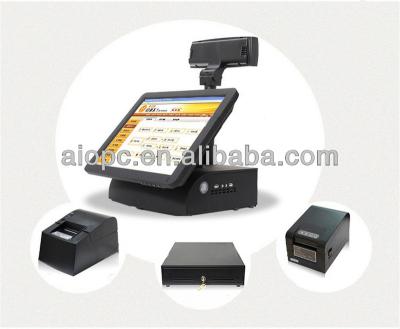 China 15inch touch screen all in one position 15