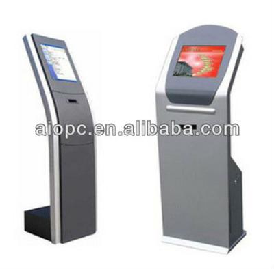 China 19 Inch Indoor Free Stand Touch Screen Computerized Data Kiosk for sale