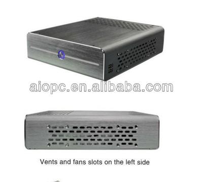 China Aluminum Alloy ITX Box Mini PC For Ad Player Media Player for sale