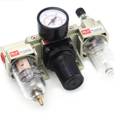 China AC2000 AC3000 AC4000 04D Source Treatment Air Pressure Regulator Filter Lubricator FRL Combination OEM SMC Pneumatic Component Pneumatic Power for sale