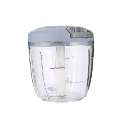 China Sustainable Speed ​​Chopper Manual Food Processor Portable Onion Vegetable Cutter Mini Garlic Grinder for sale