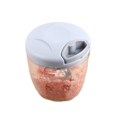 China Viable Pull Manual Food Processor Hand Cleaver Chilli Garlic Crusher Vegetable Crusher for sale