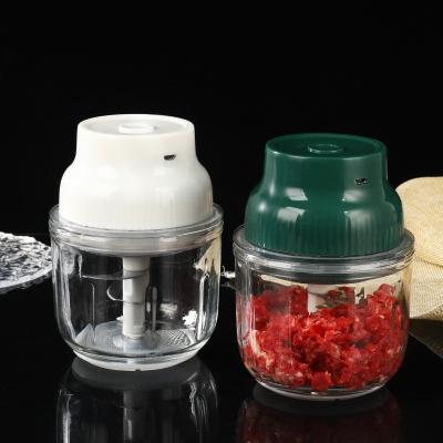 China USB 200ml 350ml Multifunctional Vegetable Viable Cutter Food Garlic Chopper Mini Cordless Portable Electric Meat Grinder for sale