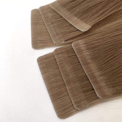 China Customization Salon Double Drawn Cuticle Aligned Seamless Human Tape Hair Extensions for sale