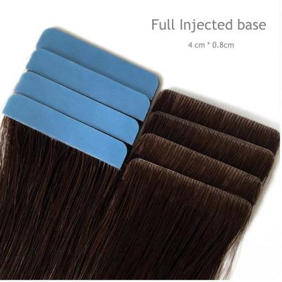 China Double Drawn Raw Hair Injected Tape in Extensions Cuticle Aligned Invisible Tape Hair for sale