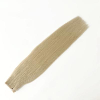 China Straight Style PU Skin Weft 100% menschliche Haarverlängerung für Frauen und Salons US-Währung zu verkaufen