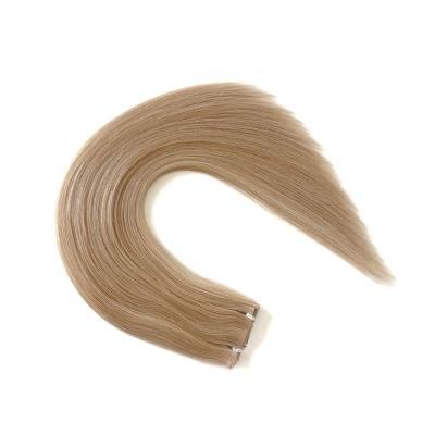 China Full Payment Double Drawn Flat Track Russian Remy Human Hair Skin PU Weft Hair Extensions for sale