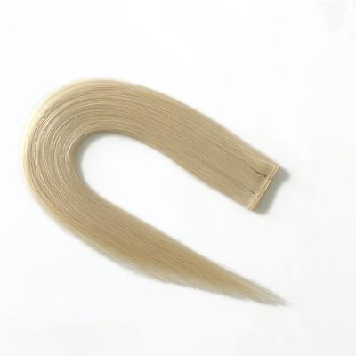 China 50.00cm * 8.00cm * 3.00cm Paketgröße Gerade menschliches Haar Jungfrau Flat Weft Erweiterungen zu verkaufen