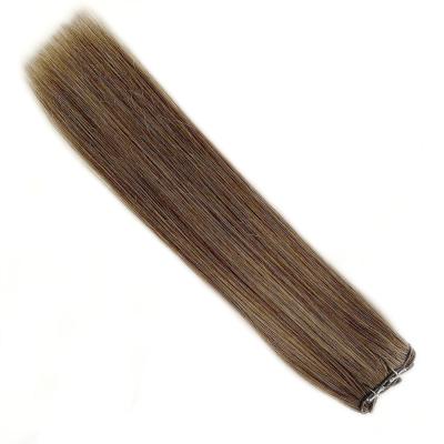 China 24 inch Customization Thin Soft Light Seamless Weft Remy 12A Grade Weft Hair Extensions for sale