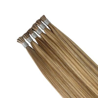 China 100% de cabello humano color sombreado de punta I Extensiones de cabello de doble proporción de dibujo Tipo pre-enlazado en venta