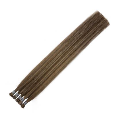 China 30-Day Return 1g/strand Keratin Stick I Tip Human Hair Extensions Double Drawn Smooth for sale