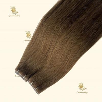 China 20 pulgadas de cinta invisible 100% de cabello humano virgen Remy doble cinta en extensiones de cabello en venta