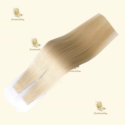 China Cabelo humano não transformado Extensão de cabelo sem costura com textura reta à venda