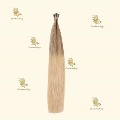 China Pre-Bonded Style Ring-X Luxury European Remy Hair Extensions Double Drawn Balayage Colors for sale