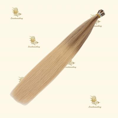 China 2024 Popular Balayage Colors Double Drawn Keratin I Tip Hair Extensions for Remy Hair for sale