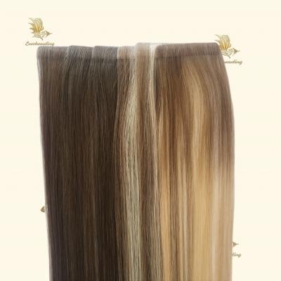 China El estilo recto de cinta de color multi-ins doble dibujado invisible de cinta de PU extensiones de cabello en venta