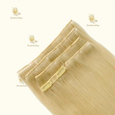 China Remy Clip de cabello humano Ins Clip de doble dibujo en extensiones de cabello clip de estilo pre-agregado en venta