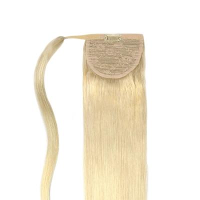 China Straight Human Hair Ponytail Extension PE-230829 20 Inch Kinky Straight/Curly Ponytail for sale