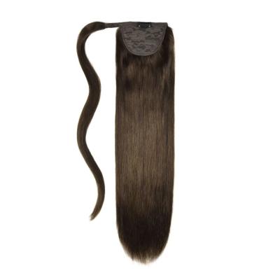 China Cuticle Aligned Hair Extensions Muti-Color Raw Virgin Human Hair Wholesales Ponytail for sale