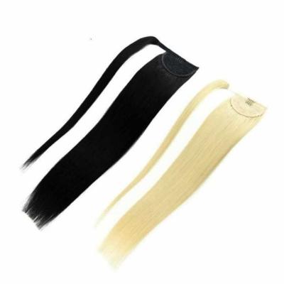 China Raw Human Hair Ponytail Extensions Dyeable 50.00cm * 8.00cm * 3.00cm Package Size for sale