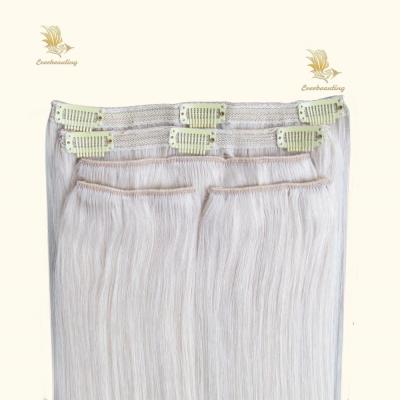 Chine 16-24 pouces 150g Clip dans les extensions de cheveux humains double trame Variété de longueur Options à vendre