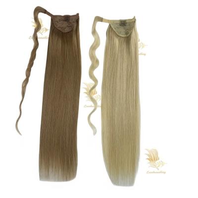 Κίνα Remy Human Hair Ponytail Hairpiece 100% μη επεξεργασμένο Βραζιλιάνικο Εκτιμώμενος χρόνος παράδοσης προς πώληση