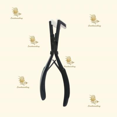 China Acero inoxidable extensiones de cinta de sellado pinzas herramienta para la cinta negra en extensiones de cabello en venta