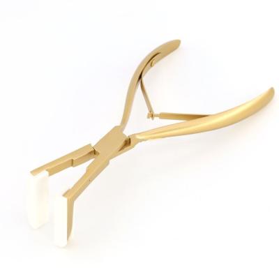 China Tape-in Hair Extensions Pliers Weft Extensions Tape Sealing Clamp Pliers Customizable for sale