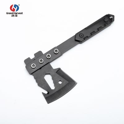 China Fashionable Big Harvest Outdoor Survival Ax Heavy Duty Multi Functional Tool, Stainless Steel Multi Tool With Axe, Universal Emergency Tool for sale