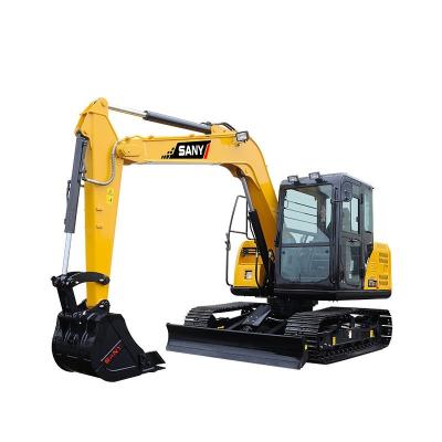 China Hotels SY75 7.5T Small Hydraulic Crawler Excavator Mini Trench Digger for Sale for sale