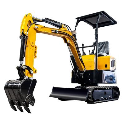 China Building Material Shops mini small digger CE/EPA/EURO 5 China wholesale compact mini excavators 1 ton prices with thumb bucket for sale for sale