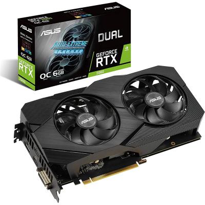 China New ASUS GDDR6 6G RTX Release Computer Graphics Video Cards 2060 Deluxe Gaming Graphics Card PC Game for sale