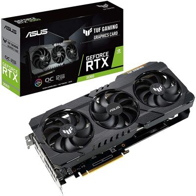 China ASUS Graphics Deluxe Video Cards Dual Ball Fan Bearings 12GB GDDR6 TUF RTX 3060 OC Edition Graphics Card PC Game for sale