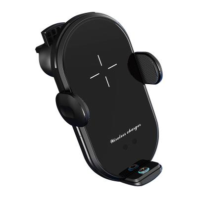 China Adjustable Easy To Install Magnetic Phone Holder Qi 15w Duct Mount Car Phone Fast Charging Wireless Charger For Car for sale