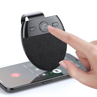 China Multi-function mini wireless speakers 600mAh h16 type c b3501 BT 5.0 portable sun visor car BT receiver for speakers for sale