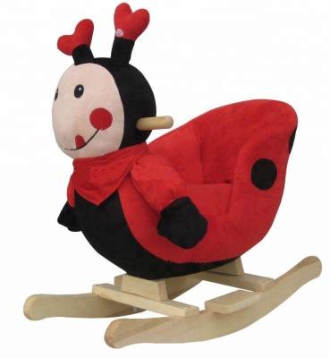 China New Hot Sales Plush Baby Toy 2021 English Music Melodies Baby Ride On Rocking Chair 32