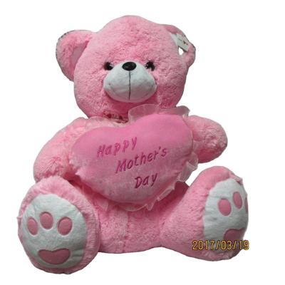 China Eco-friendly Direct Deal Plush Toy Teddy Bear Holding Red Heart, Wholesale Teddy Bear Plush Toys For Crane Machinery Factory Plush Stuffed Toy for sale