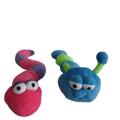 China Sustainable Colorful Rubber Teeth Ball Chew Pet Toy For Dog, Caterpillar, Snake for sale