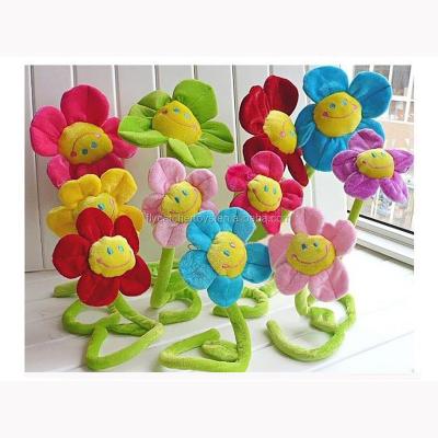 China Plush directly from the factory lower price of our plush sun flowers for sale