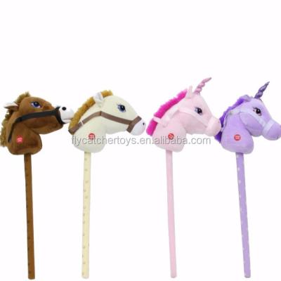 China 2018 new sales eco-friendly hot hobby horse stick with realistic horse whinny sound and galloping sound. for sale