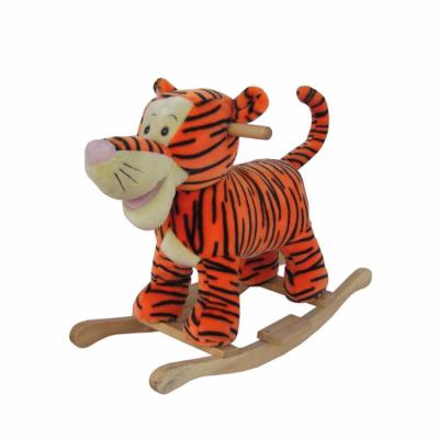 China Ride On Toy 2019 Hot Sales Plush Rocking Animals In Tiger Shape With Realistic Tiger Sound for sale