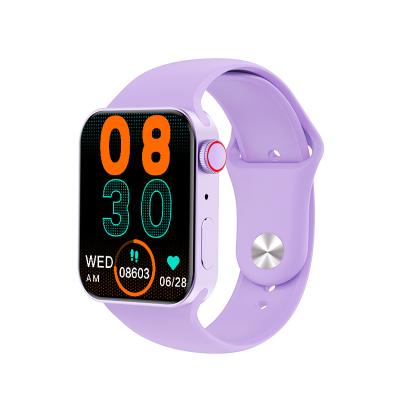 China Touch Screen Smart Watch with Pedometer Wristband Full Touch Temperature Sensor Waterproof Heart Rate Monitor Series 7 t100 plus smartwatch for sale